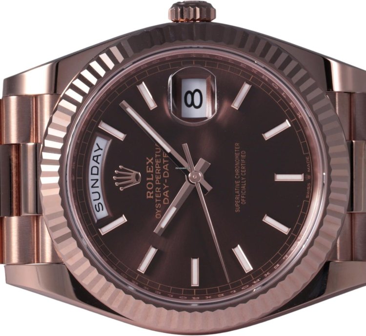 Rolex Day-date 40 Everose Chocolate