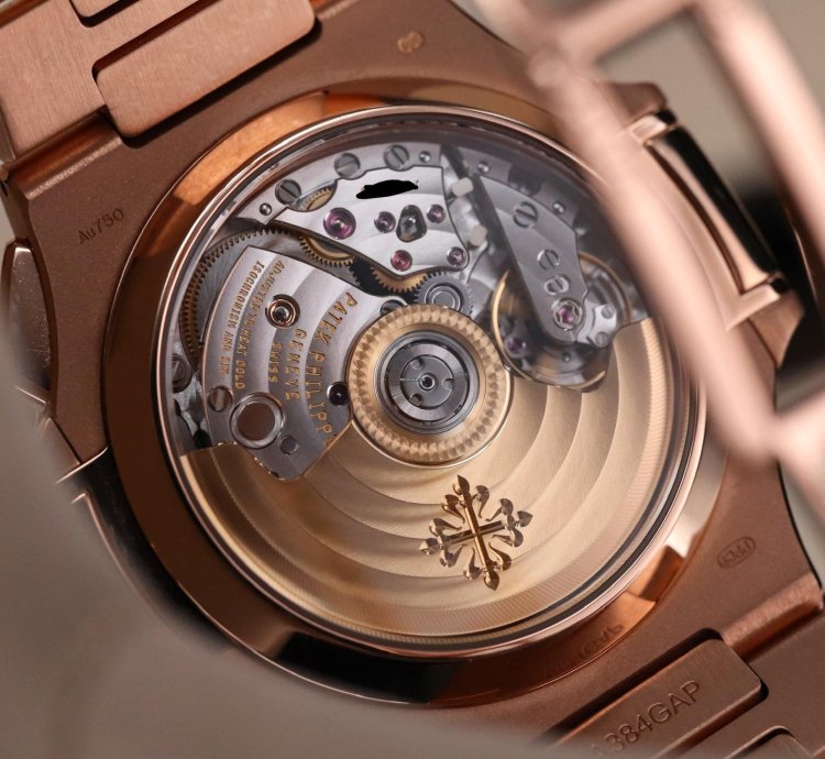 Patek Philippe Nautilus 5980-1r Discontinued 40mm Rose Gold Black Dial Full Set - Old Clasp