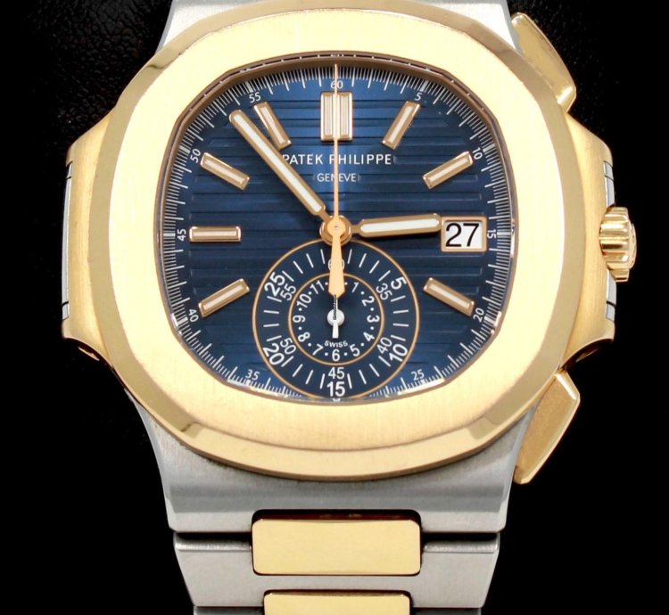 Patek Philippe Nautilus 59801ar-001 18k Rose Gold Ss 40mm Watch Box Paaperspers
