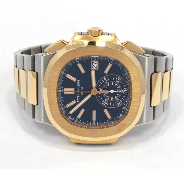 Patek Philippe Nautilus 59801ar-001 18k Rose Gold Ss 40mm Watch Box Paaperspers