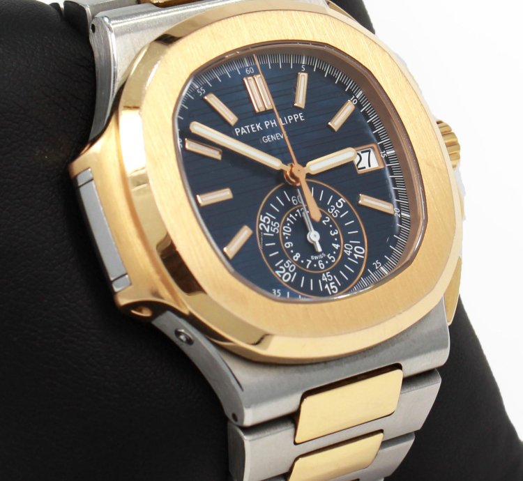 Patek Philippe Nautilus 59801ar-001 18k Rose Gold Ss 40mm Watch Box Paaperspers