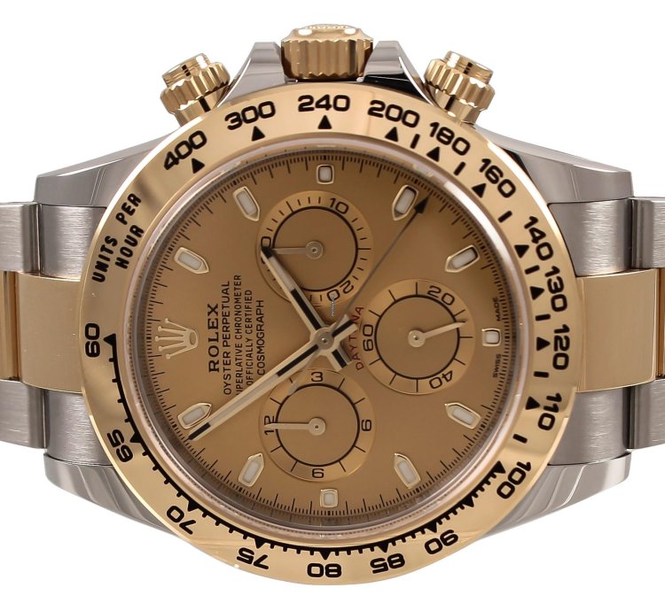 Rolex Daytona Cosmograph Ss Yg Champagne Dial Ref 116503