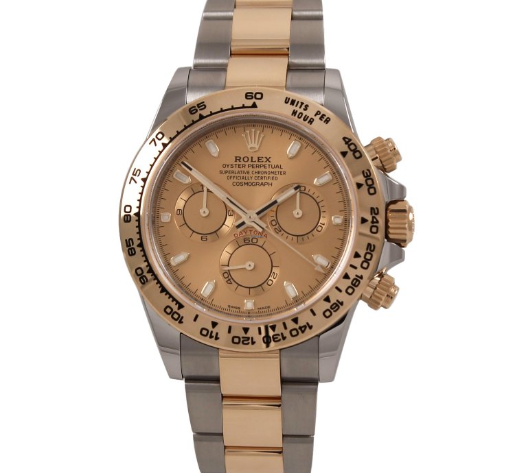 Rolex Daytona Cosmograph Ss Yg Champagne Dial Ref 116503