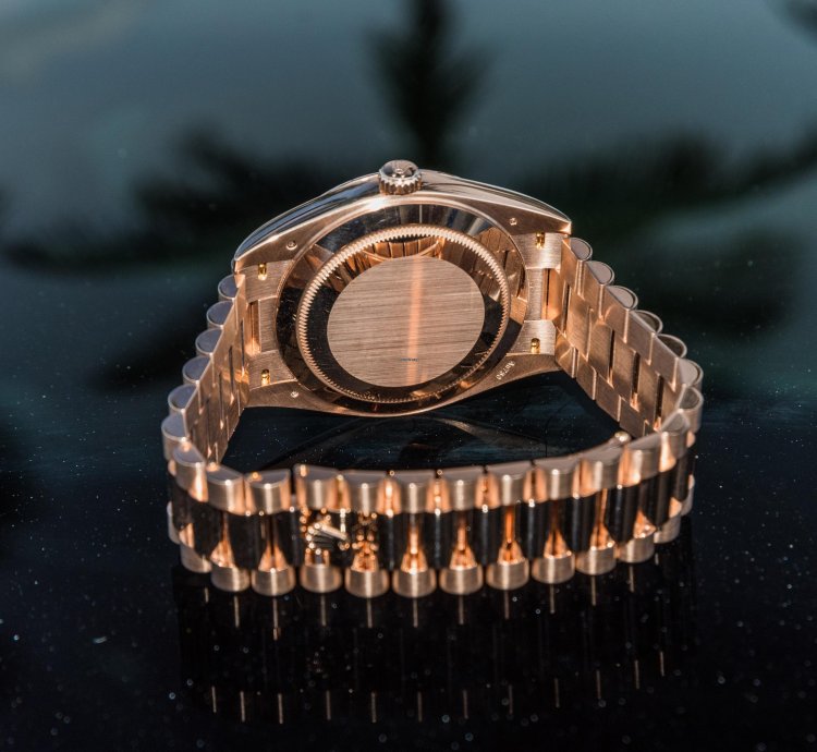 Rolex Day-date 40 Everose Gold Olive Dial