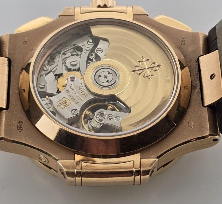 Patek Philippe Nautilus 5980r 18k Rose 40 5mm 2013 Date Chronograph