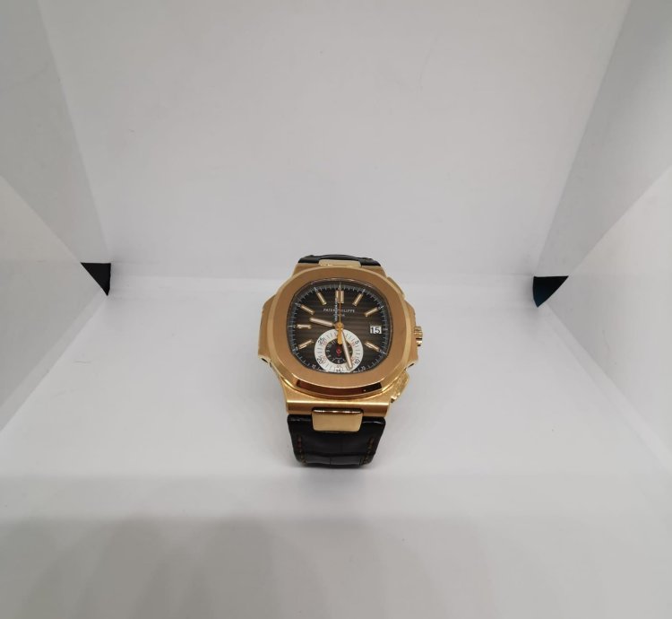 Patek Philippe Nautilus 5980r Brown Dial Rose Gold Never Polished
