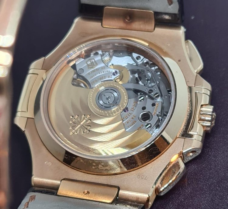 Patek Philippe Nautilus 5980r Brown Dial Rose Gold Never Polished