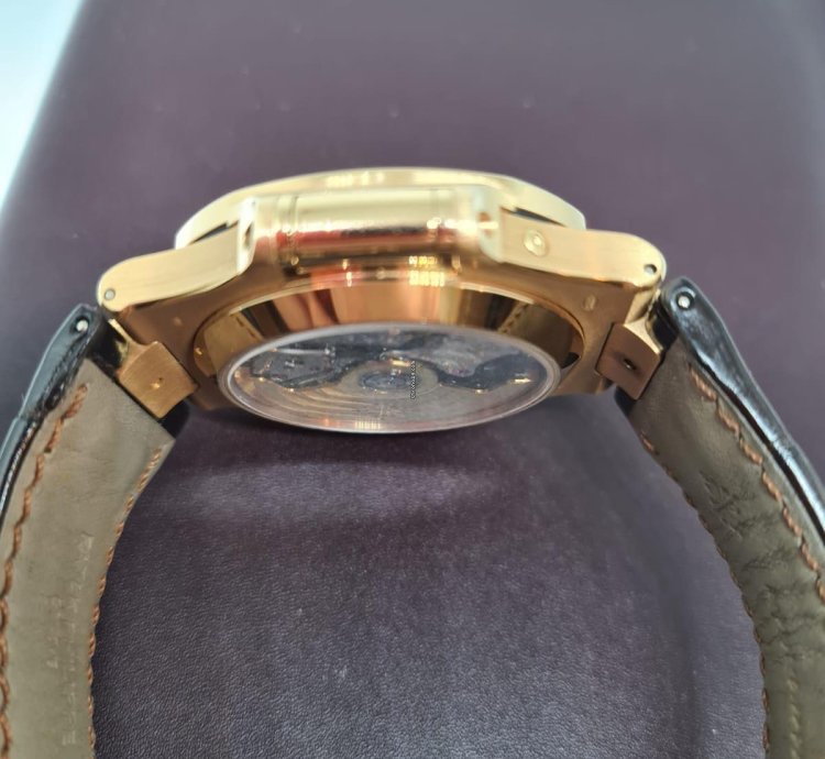 Patek Philippe Nautilus 5980r Brown Dial Rose Gold Never Polished