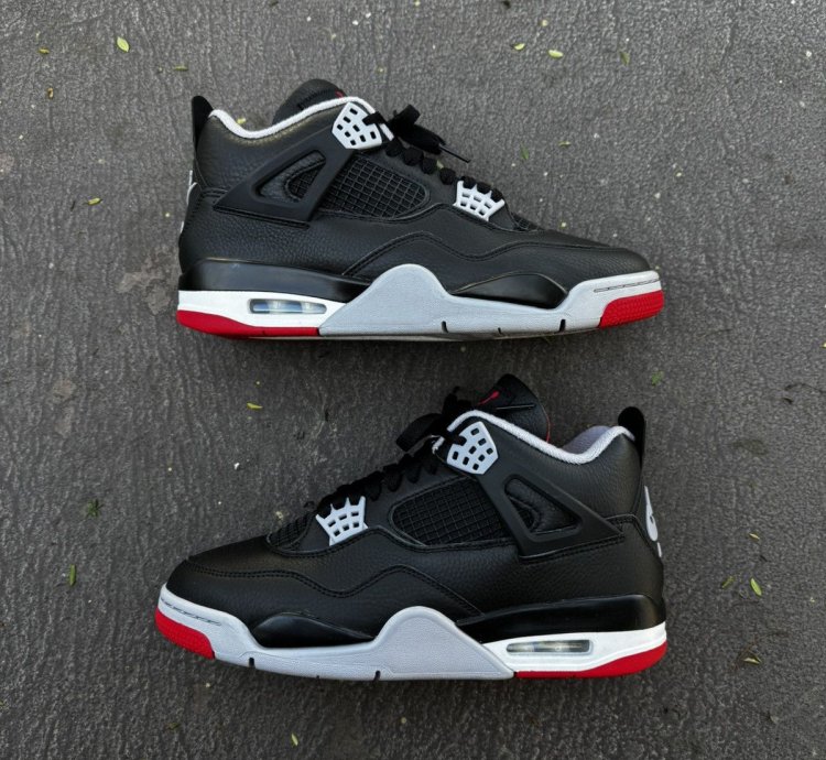 Air Jordan Retro 4 Bred Reimagined
