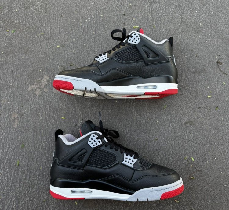 Air Jordan Retro 4 Bred Reimagined