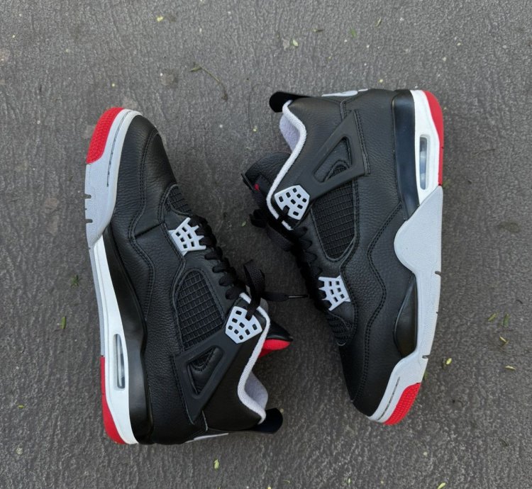 Air Jordan Retro 4 Bred Reimagined