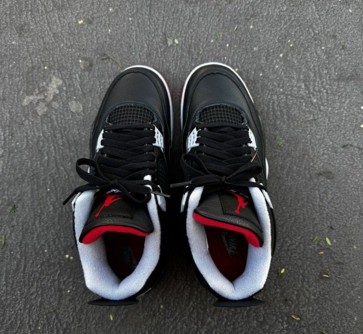 Air Jordan Retro 4 Bred Reimagined