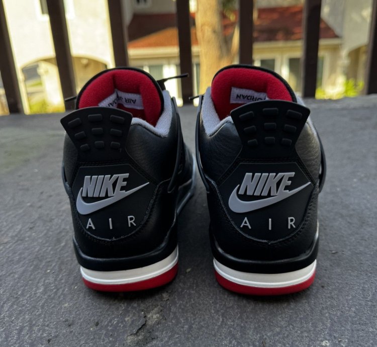 Air Jordan Retro 4 Bred Reimagined