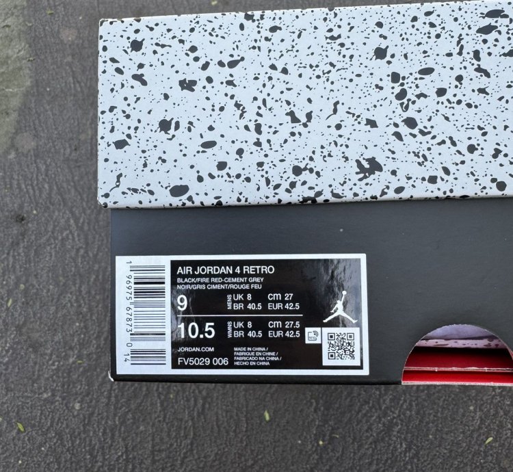 Air Jordan Retro 4 Bred Reimagined