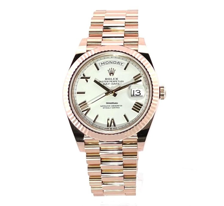Rolex Day-date 40 Everose-gold Ref 228235 Wei Misch