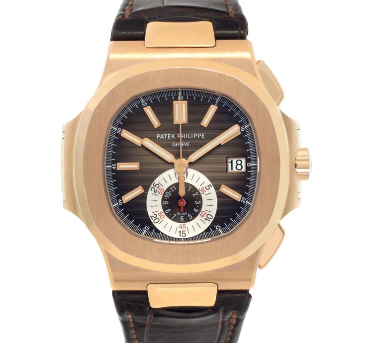 Patek Philippe Nautilus 5980r-001 18k Rose Gold 39mm Watch 5980r-001
