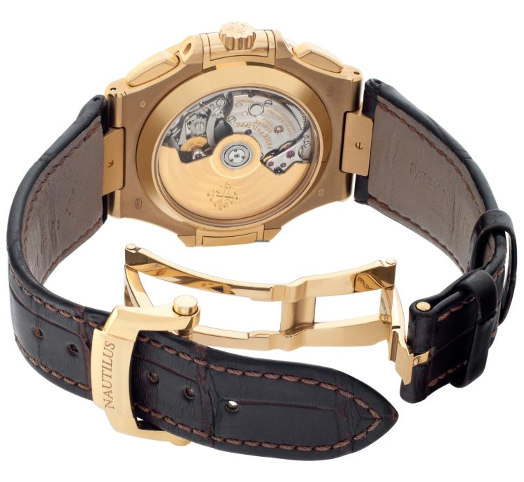 Patek Philippe Nautilus 5980r-001 18k Rose Gold 39mm Watch 5980r-001