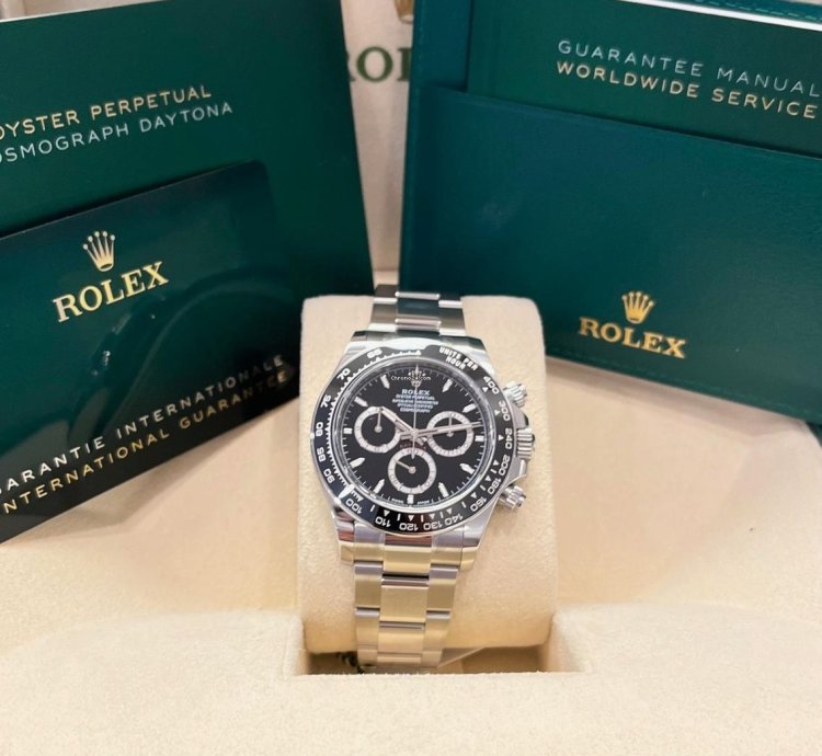Rolex Daytona Daytona New 2025 Black Dial Stainless Steel 126500ln