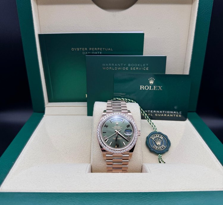 Rolex Day-date 40 Factory Diamond Bezel