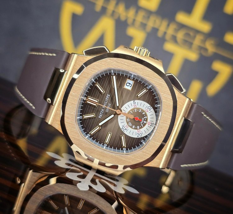 Patek Philippe Nautilus 5980r-001 Flyback Chrono Mint