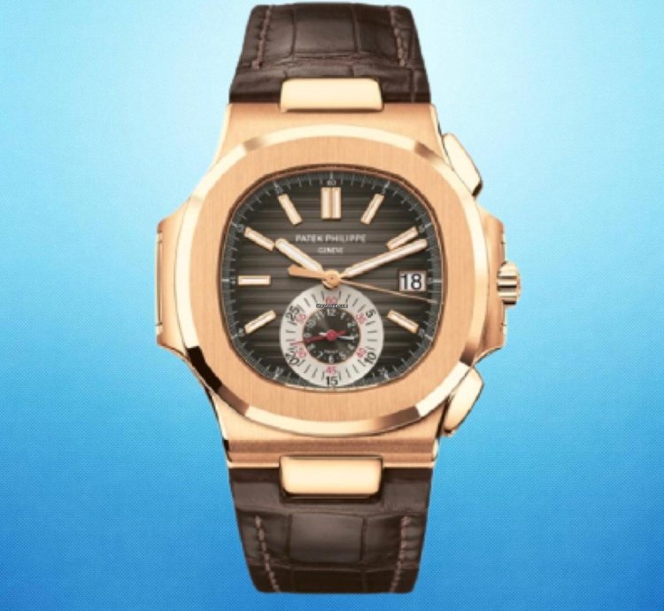 Patek Philippe Nautilus 5980r-001 Rose Gold Brown Nautilus