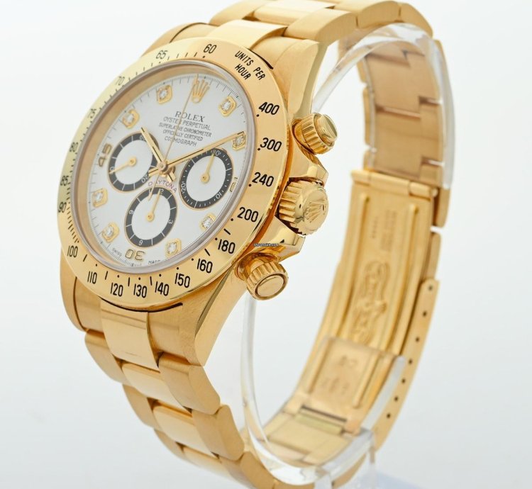 Rolex Daytona Diamonds Zenith 16528 -serie Nos New Old Stock