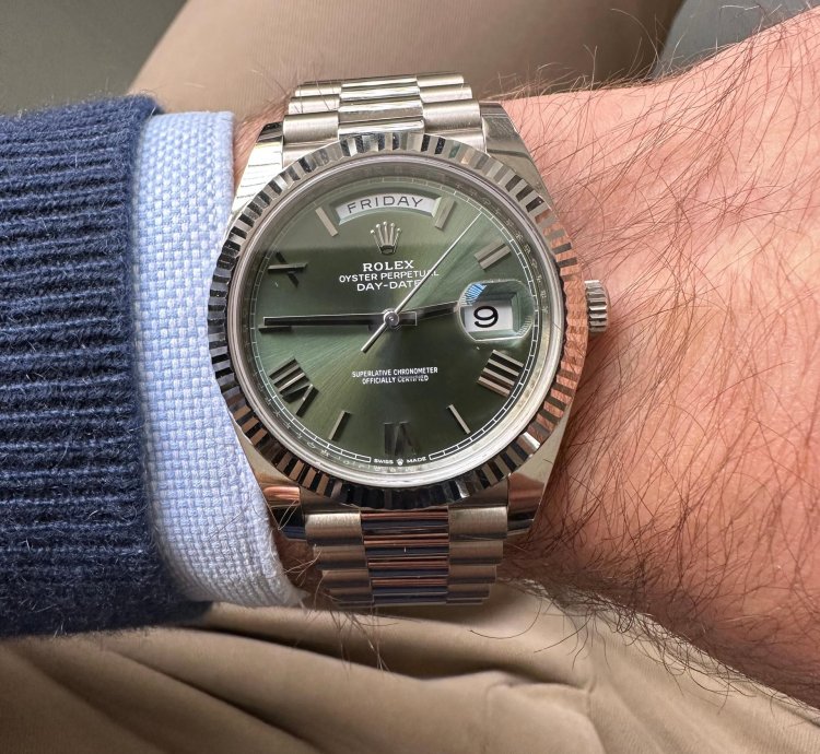Rolex Day-date 40 Full Set box And Papers