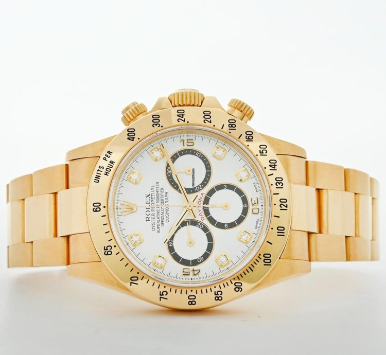 Rolex Daytona Diamonds Zenith 16528 -serie Nos New Old Stock