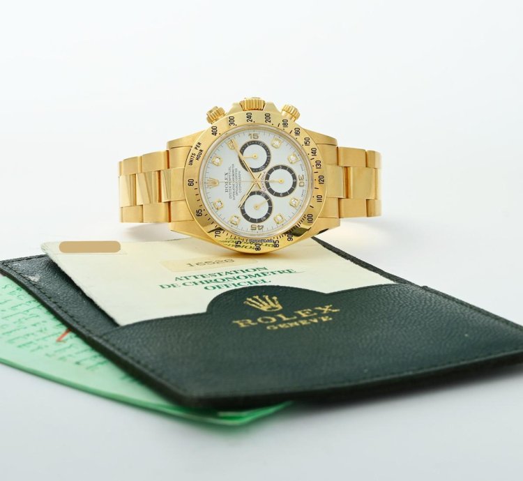 Rolex Daytona Diamonds Zenith 16528 -serie Nos New Old Stock