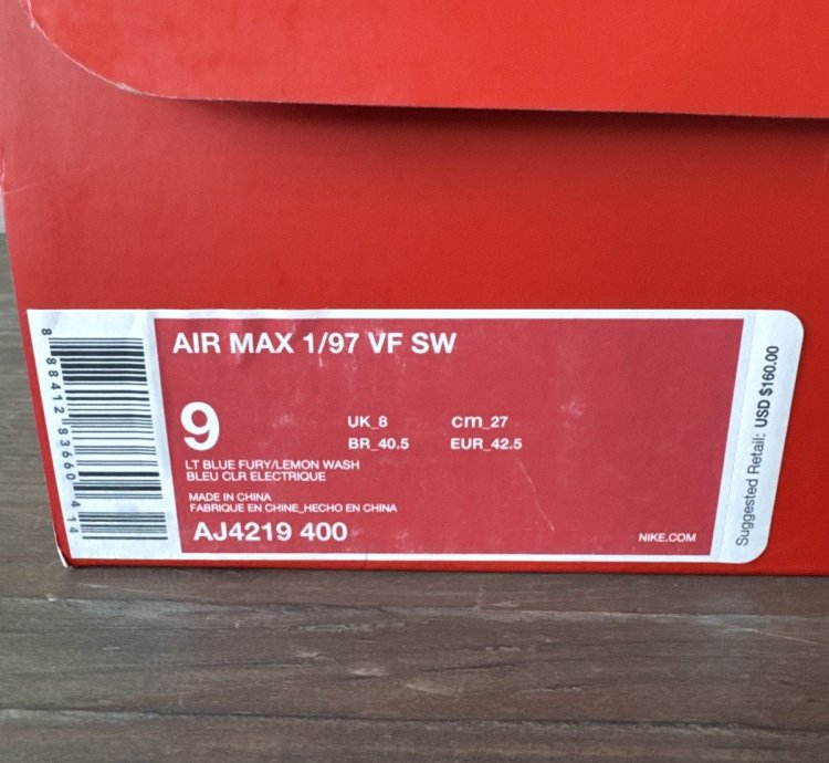 Air Max 1 97 Sean Wotherspoon