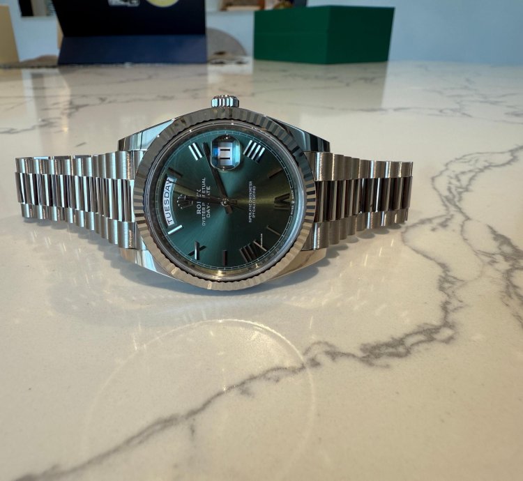 Rolex Day-date 40 Full Set 2025 Model Both Tags Unworn New With Invoice