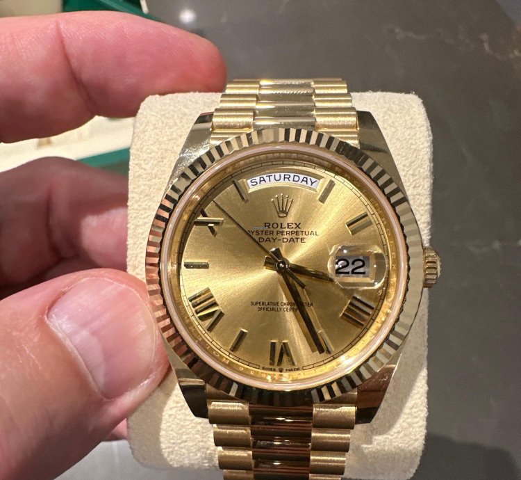 Rolex Day-date 40 Full Set In Mint Condition