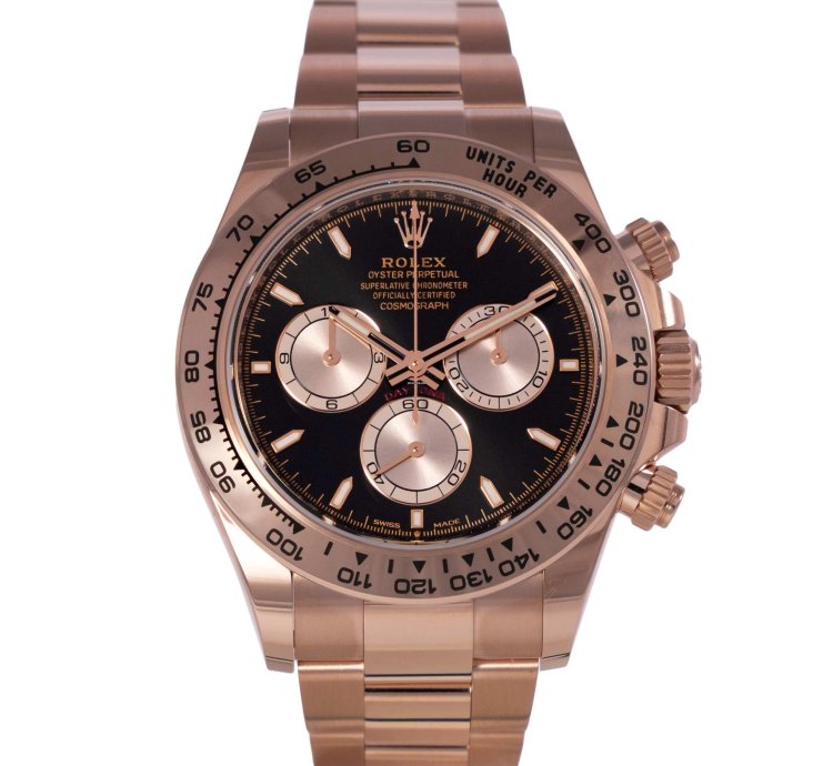Rolex Daytona Everose Gold Black Dial 126505 New