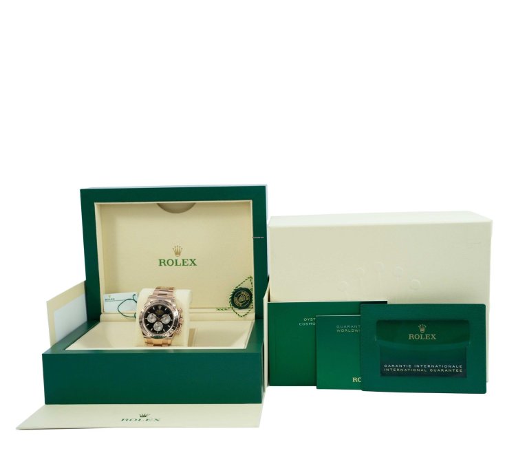 Rolex Daytona Everose Gold Black Dial 126505 New