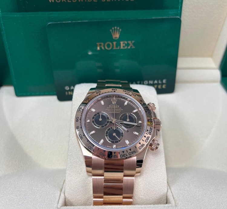 Rolex Daytona Everose Gold Cosmograph Daytona 40 Watch - Chocolate And Black Index Dial