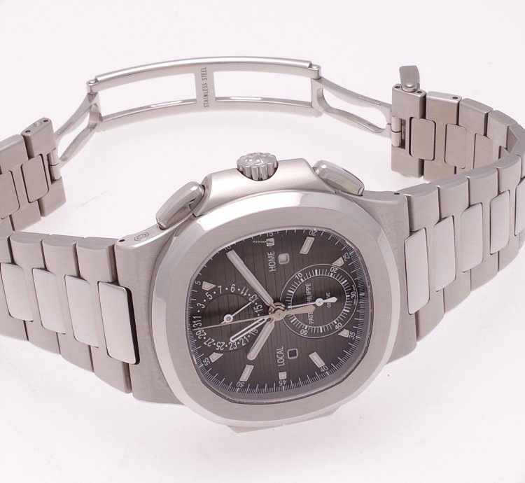 Patek Philippe Nautilus 5990 1a-001 Travel Time Chronograph