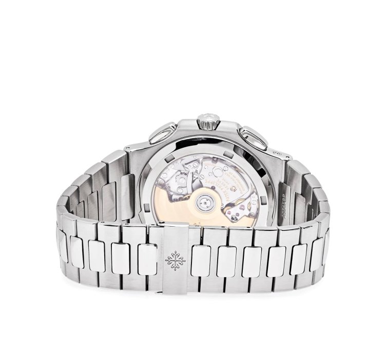 Patek Philippe Nautilus 5990 1a-001 Travel Time Chronograph Stainless Steel 2017