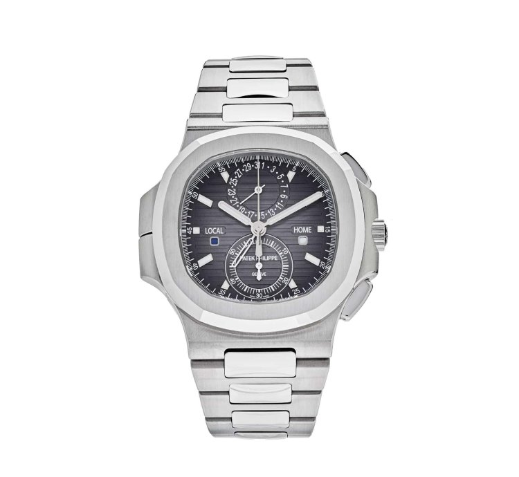 Patek Philippe Nautilus 5990 1a-001 Travel Time Chronograph Stainless Steel 2018