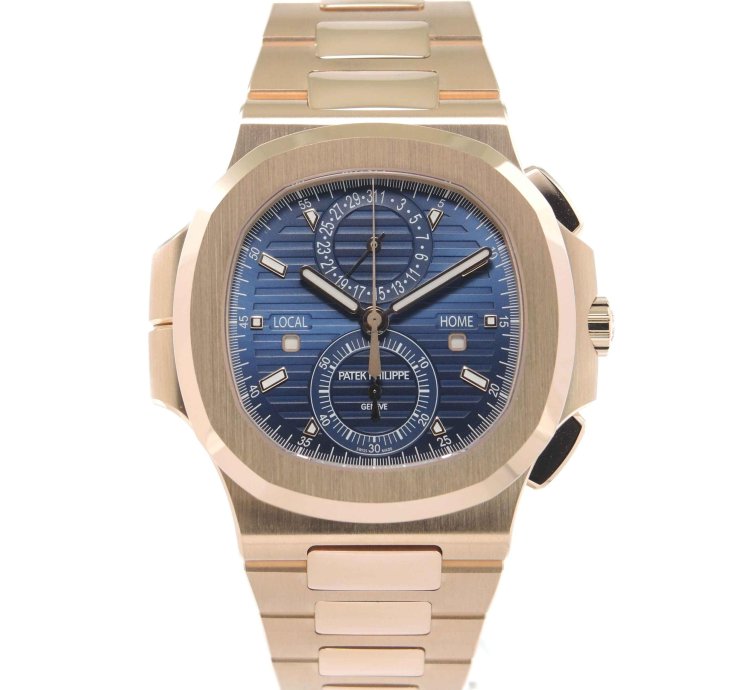 Patek Philippe Nautilus 5990 1r-001 New Never Worn Travel Time Chronograph Full Set 2022