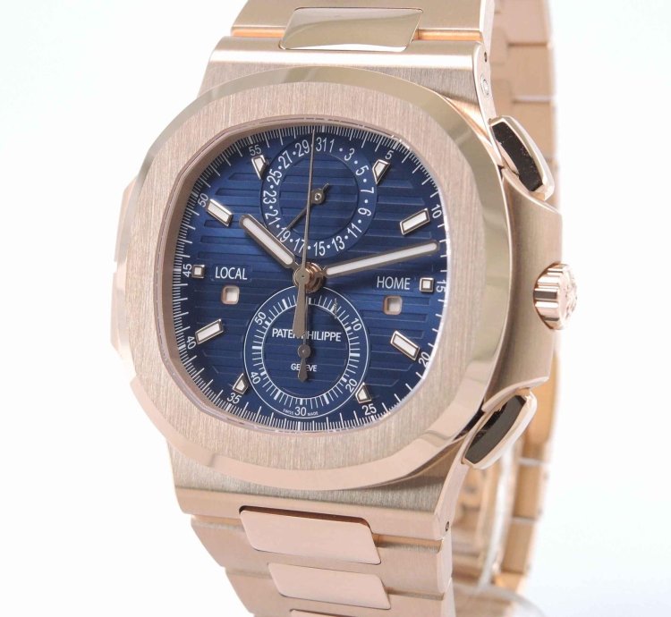 Patek Philippe Nautilus 5990 1r-001 New Never Worn Travel Time Chronograph Full Set 2022