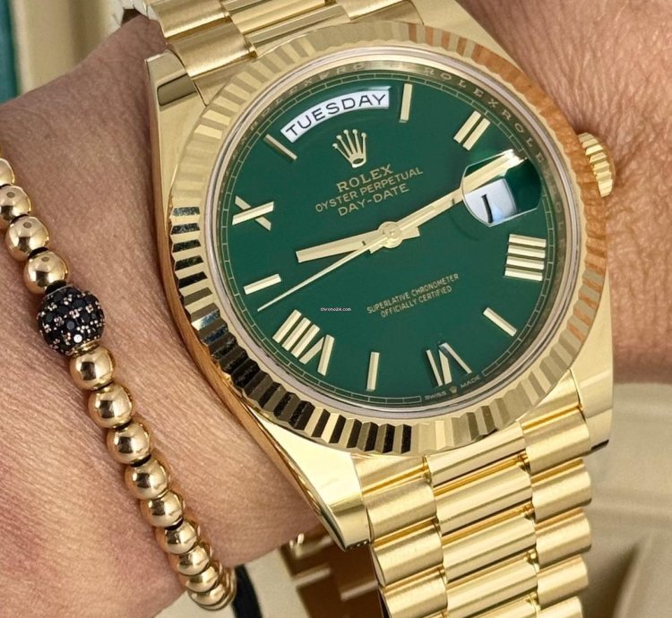 Rolex Day-date 40 Green Dial 11 2024 New