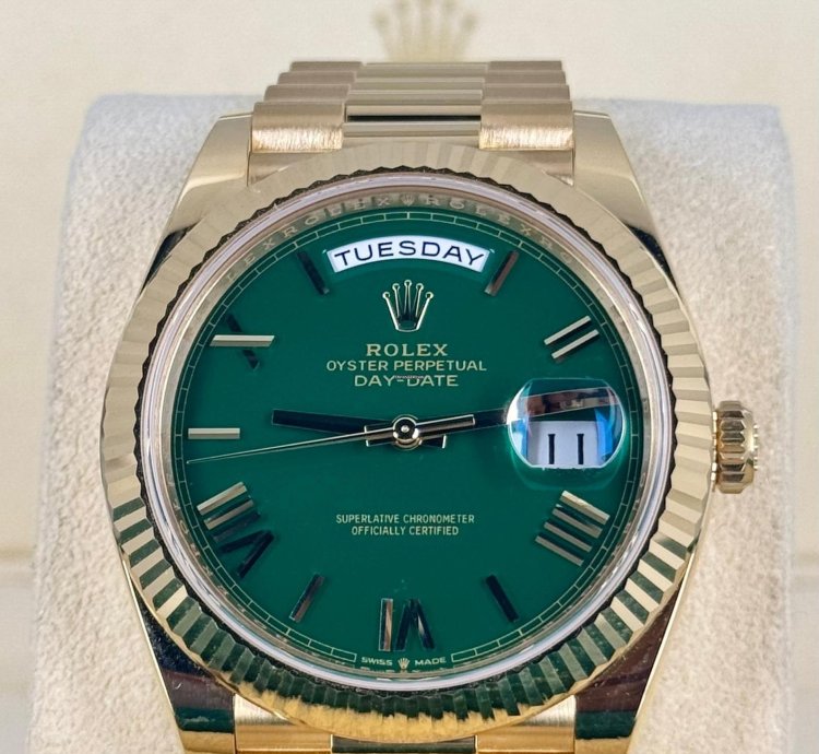 Rolex Day-date 40 Green Dial 11 2024 New