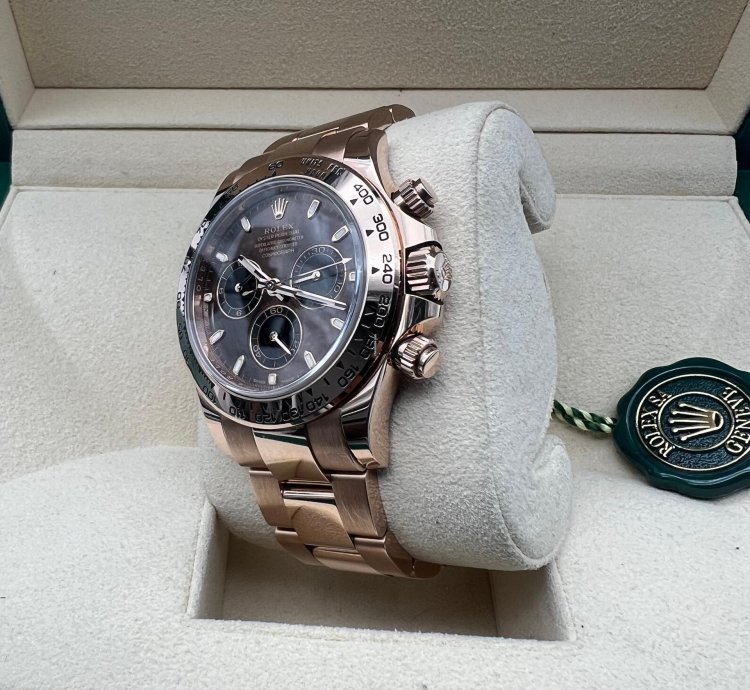 Rolex Daytona Full Rose Gold Chocolate Brown Dial