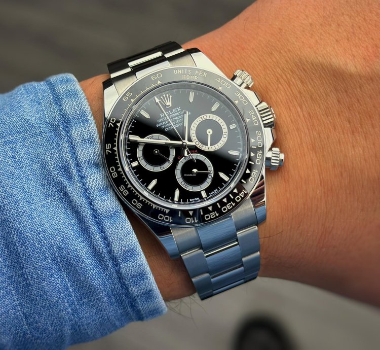 Rolex Daytona Full Set - Daytona 126500ln New Model 2024 Steel Rim Bezel Ceramic New Watch