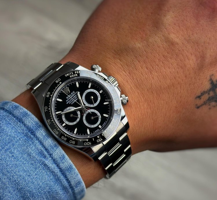 Rolex Daytona Full Set - Daytona 126500ln New Model 2024 Steel Rim Bezel Ceramic New Watch