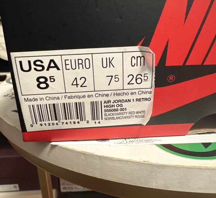 Bred Air Jordan 1 Banned