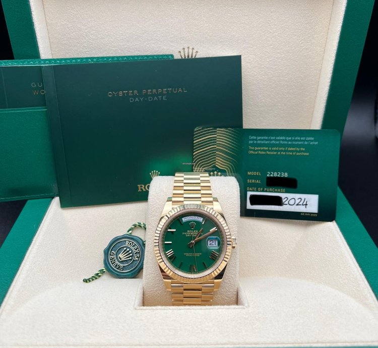 Rolex Day-date 40 Green New
