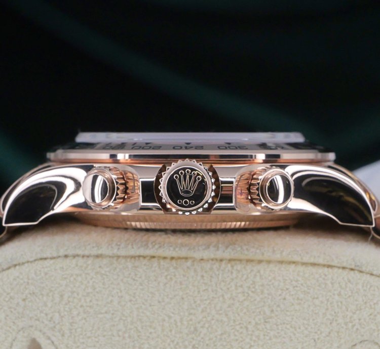 Rolex Daytona Full Set Mint Daytona 40mm Black Dial Diamond Markers Rose Gold 116505