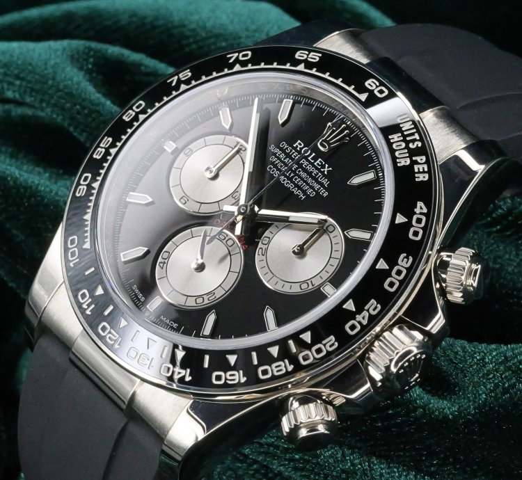 Rolex Daytona Full Set Mint Daytona Baby Lemans 40mm Black Dial White Gold 126519ln-0002
