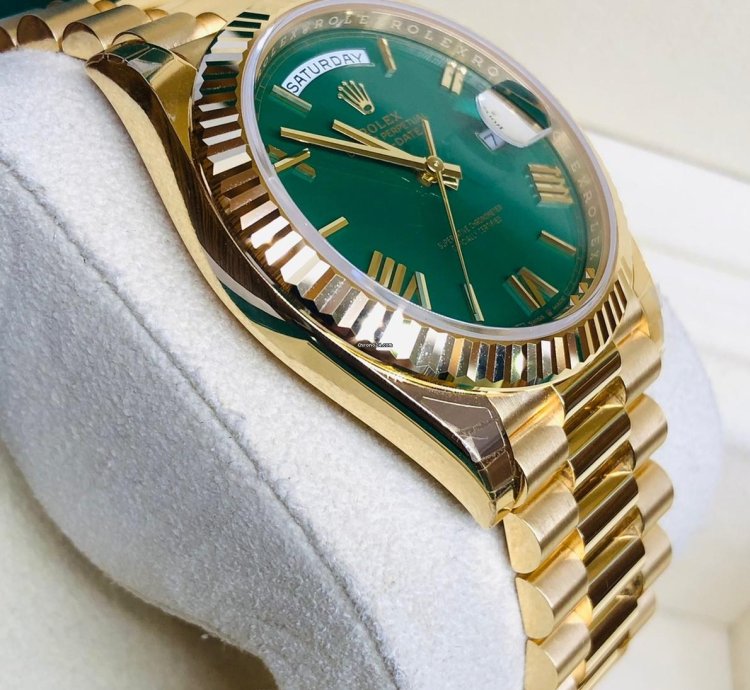 Rolex Day-date 40 Green Roman Dial 40mm